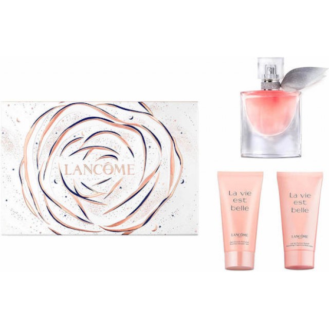 LANCOME La Vie Est Belle SET: EDP 30ml + body lotion 50ml + shower gel 50ml